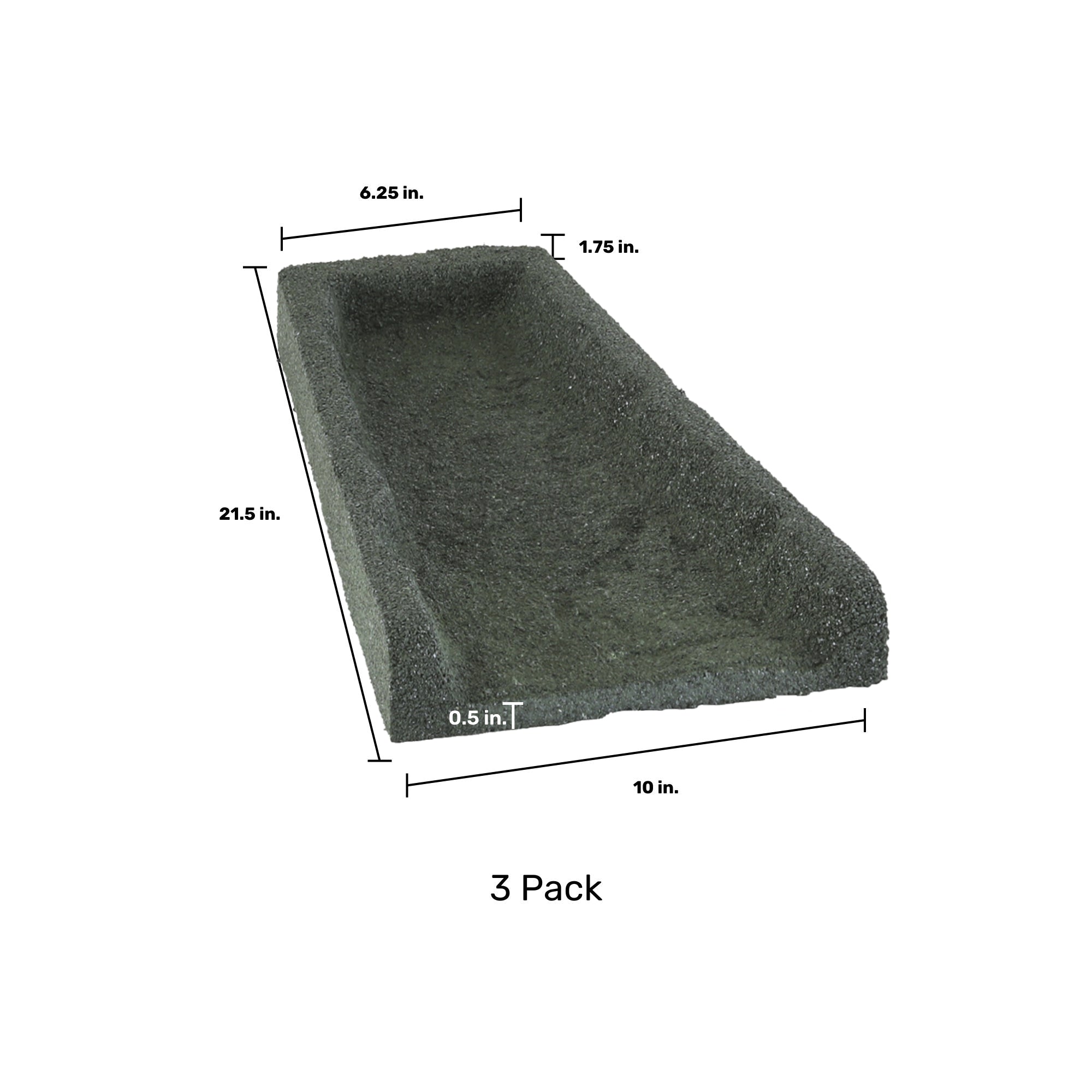 Ground Smart Rubber Splash Blocks SKU GSSplashB21