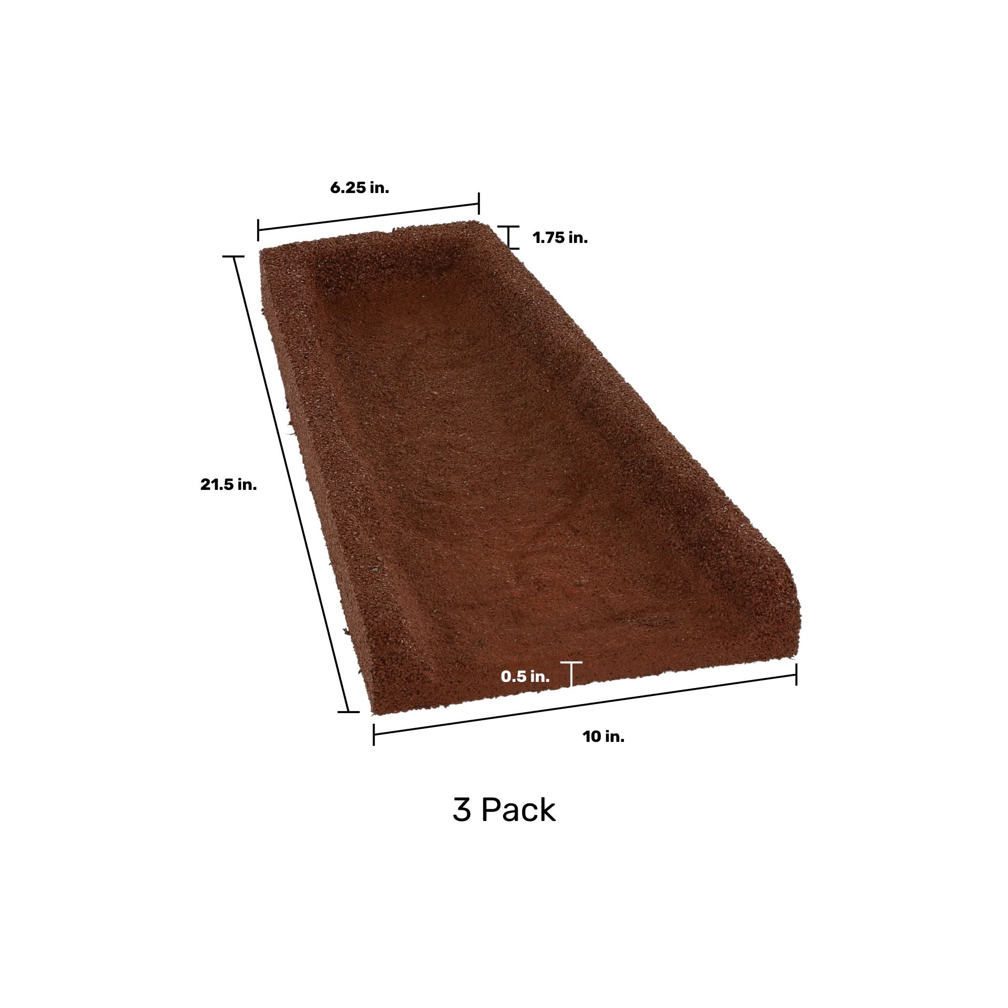 Ground Smart Rubber Splash Blocks SKU GSSplashB21