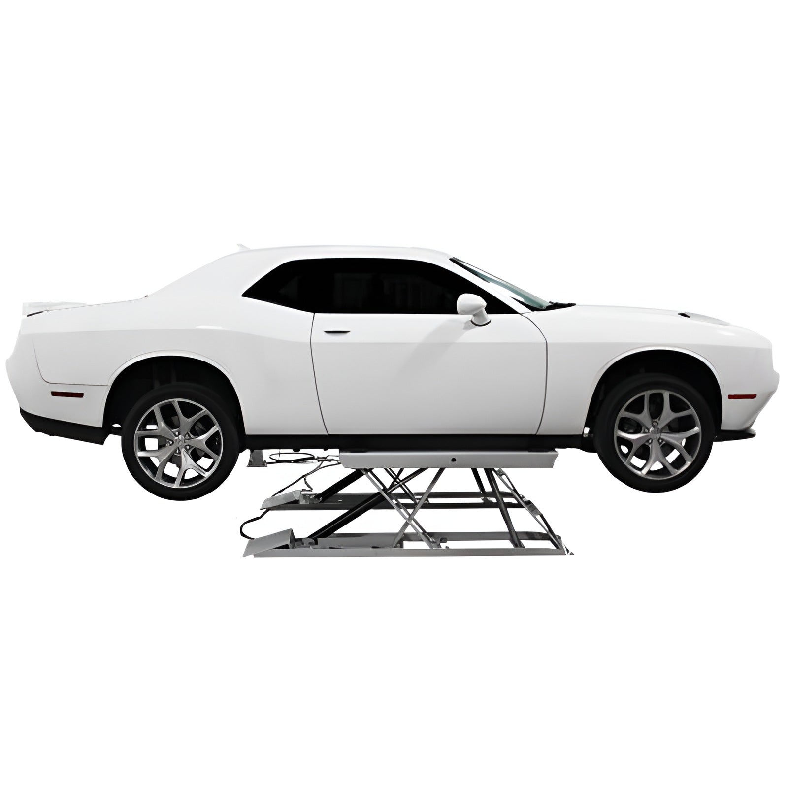 Atlas 6,000lb Low Rise Scissor Lift, Open Center SKU ATEATTD-6PL