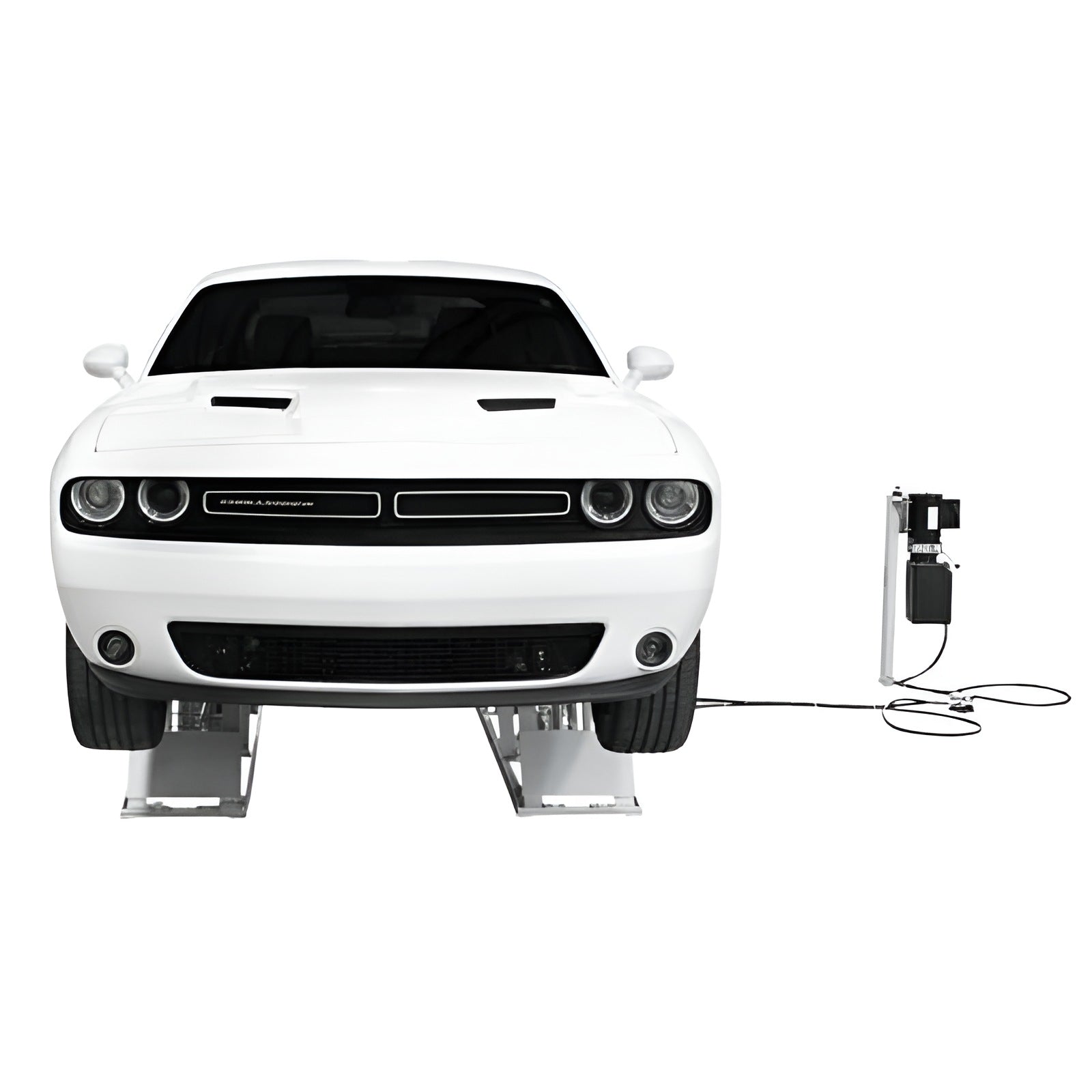 Atlas 6,000lb Low Rise Scissor Lift, Open Center SKU ATEATTD-6PL