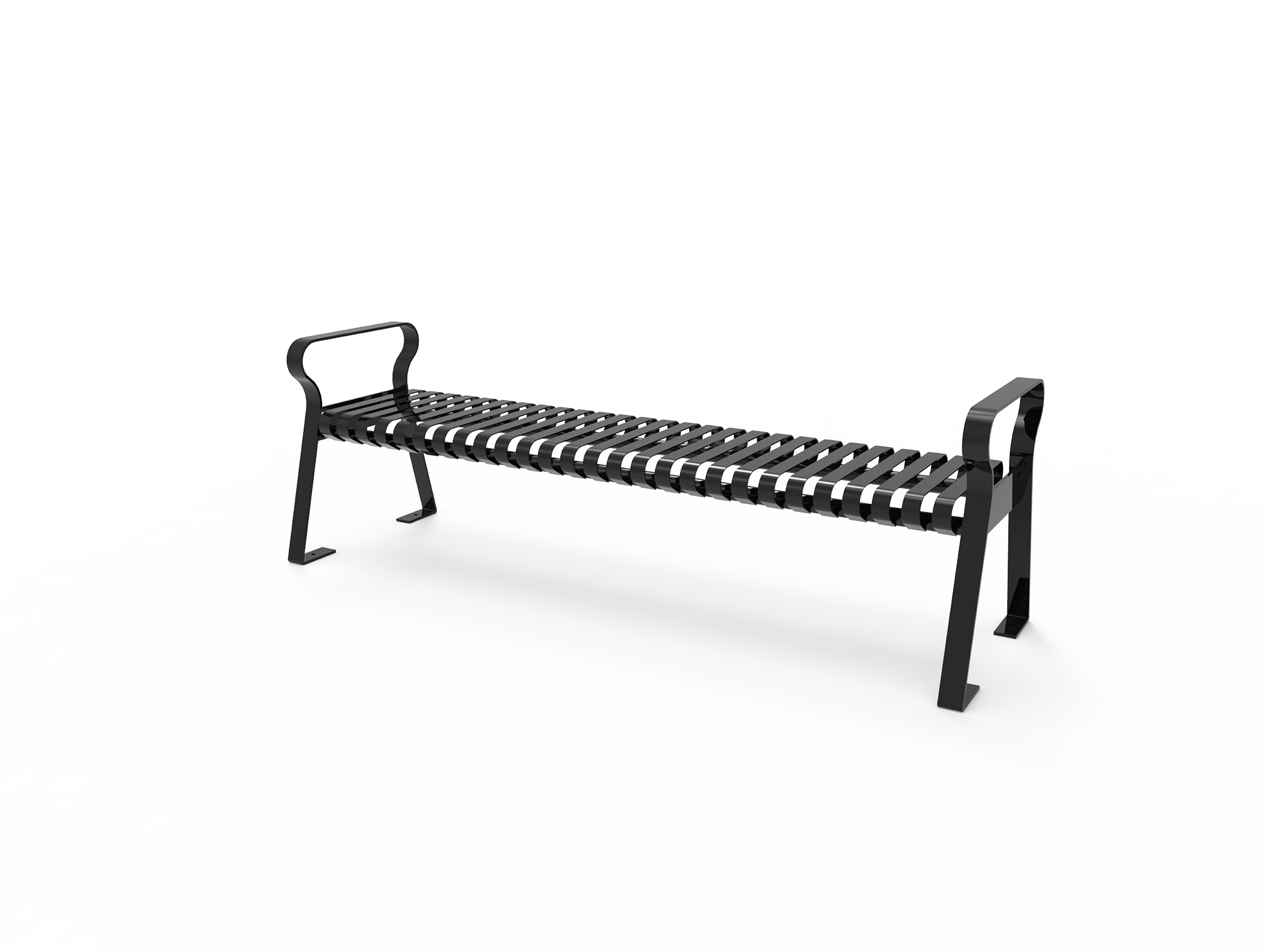 MyTCoat 4' - 6' Downtown Bench, Strap Metal SKU BDT04