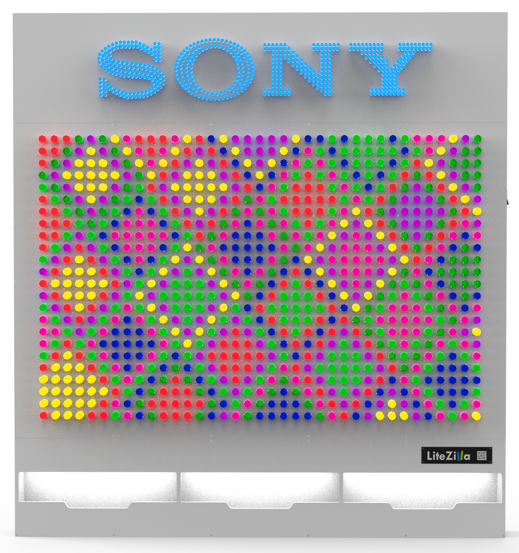 LiteZilla Giant Lite Brite Outdoor Weather-Resistant SKU LZ-OTD