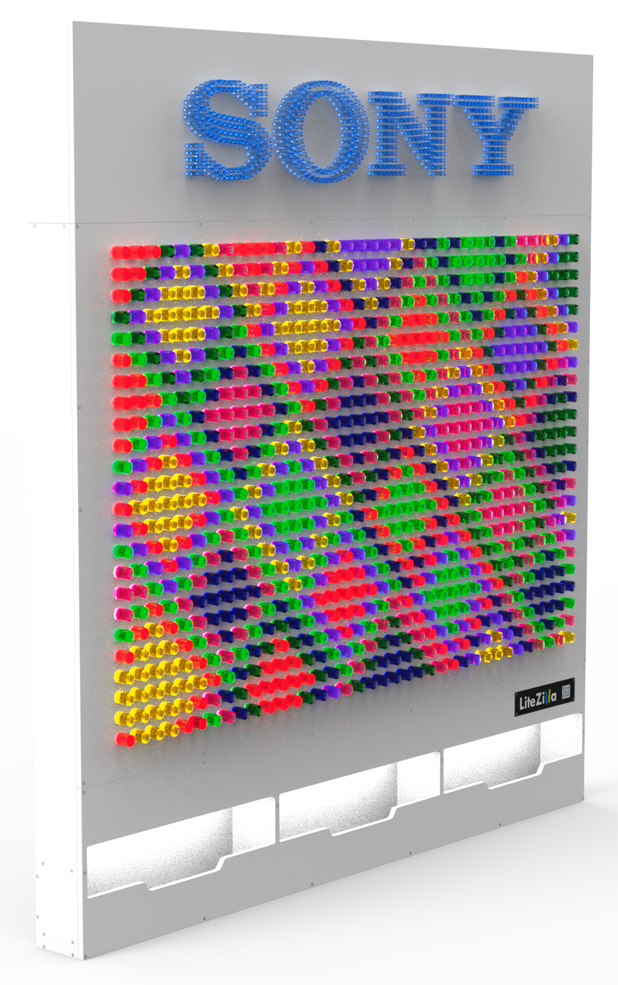 LiteZilla Giant Lite Brite White SKU LZ-WHT