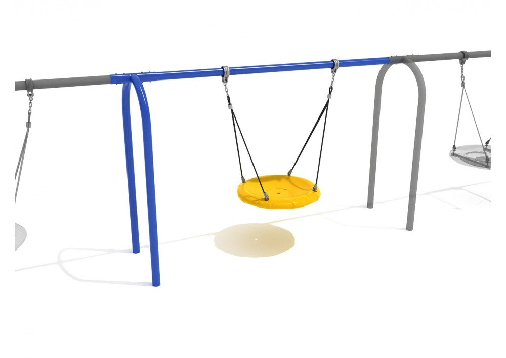 Playground Equipment 7 feet High Elite Arch Post Nest Swing SKU PSWNTAD001