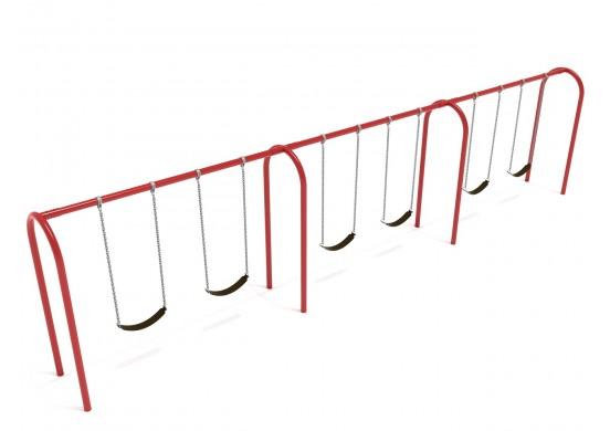 Playground Equipment 8 Feet High Elite Arch Post Swing SKU PSW007NS