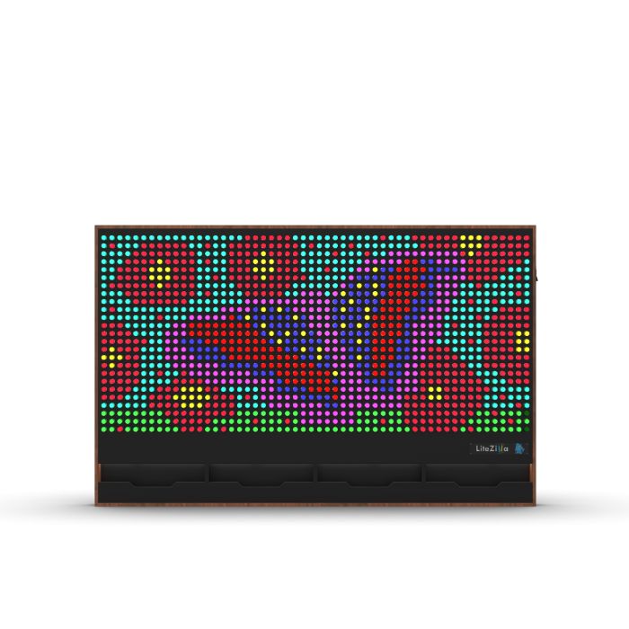 LiteZilla Giant Lite Brite Custom Stained Hardwood SKU LZ-WD