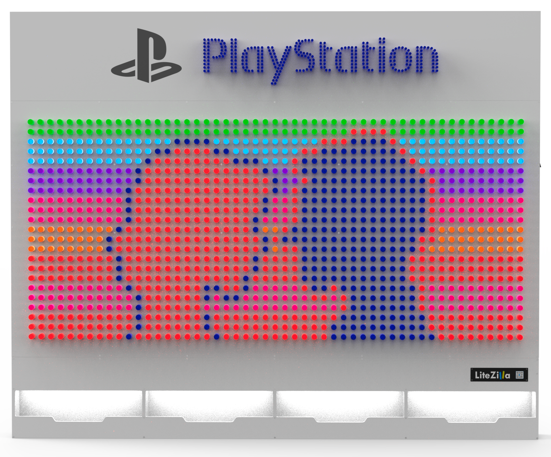 LiteZilla Giant Lite Brite White SKU LZ-WHT