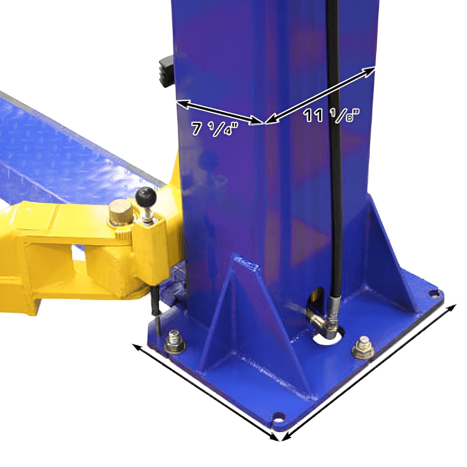 Atlas 9,000lb 2 Post Lift w/ Lawn Mower Adapter SKU ATEXH-9KBPX-COMBO