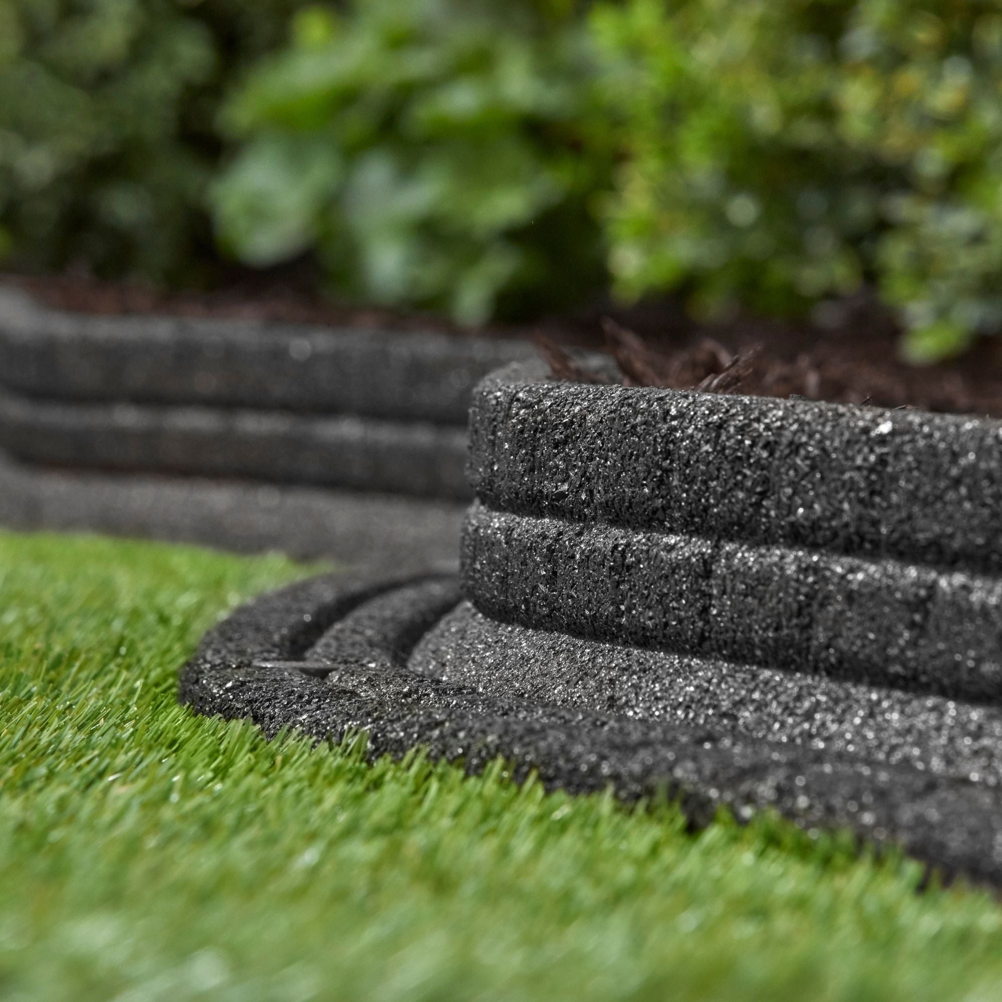 Ground Smart Rubber Brickface Edging SKU GSBFE48