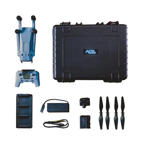 ACSL SOTEN Basic Bundle - Ready to Fly Enterprise Drone, Battery, Remote, Case SKU SOTEN-BUN