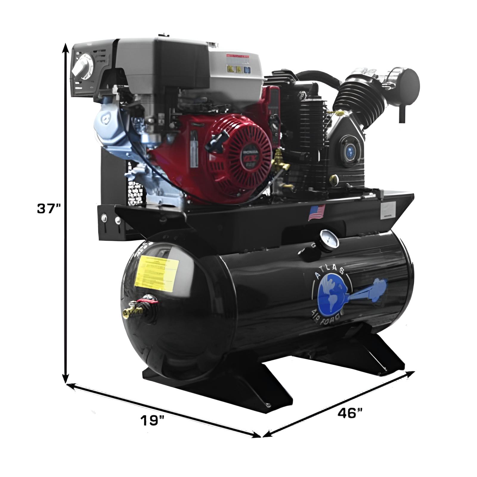 Atlas Gas-Powered Air Compressor SKU ATEMPAF13G
