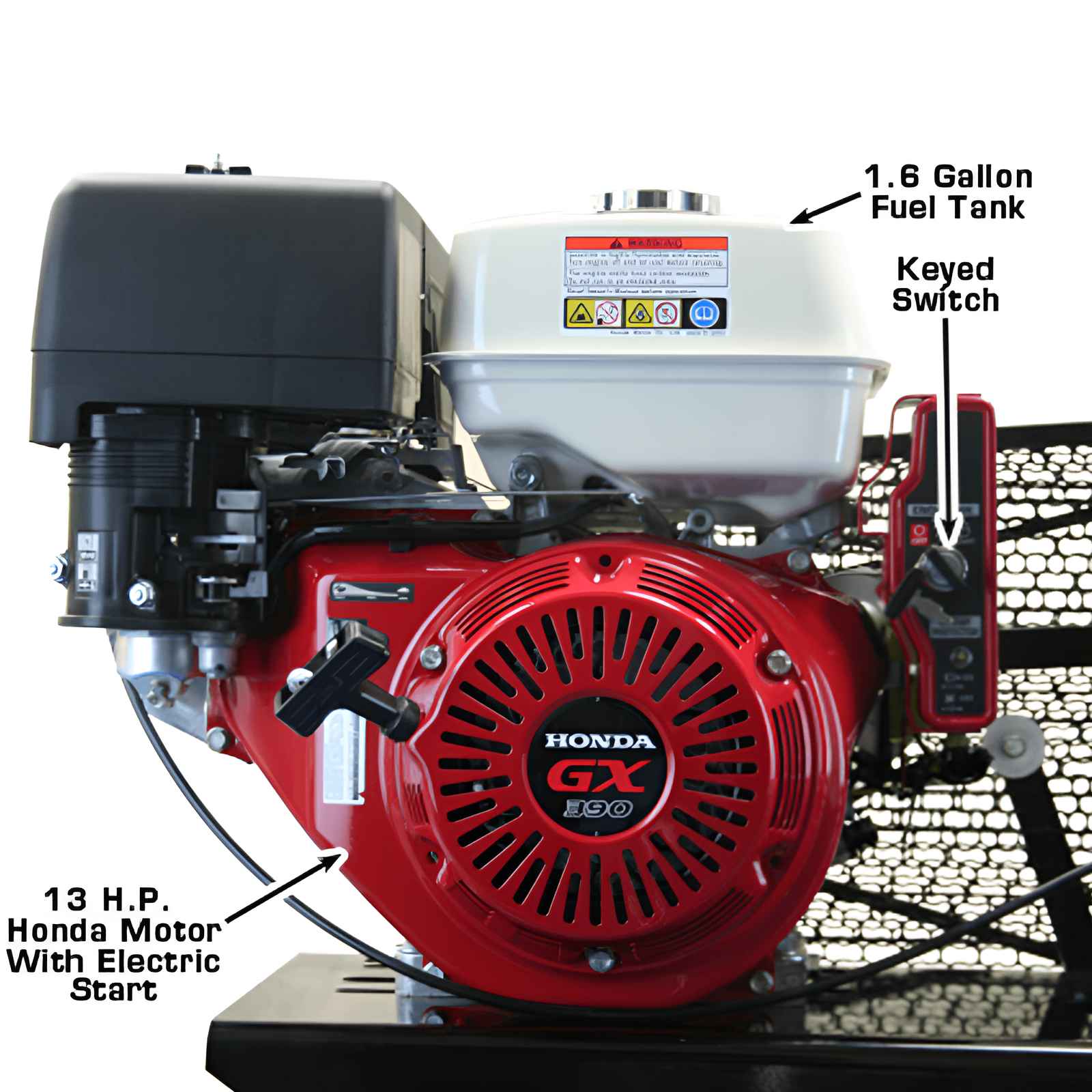 Atlas Gas-Powered Air Compressor SKU ATEMPAF13G