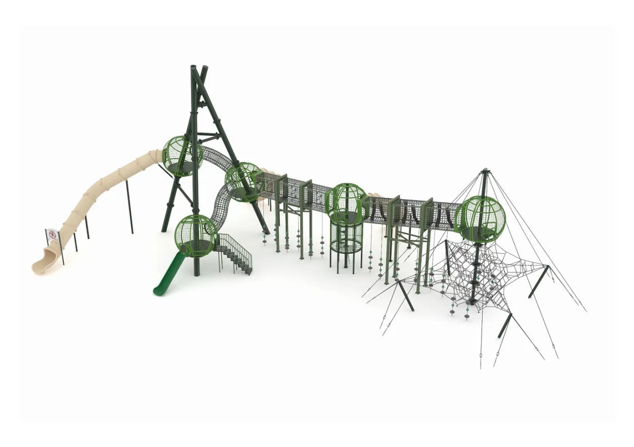 Playground Equipment Sunburst Shuttle Playground SKU PSG009