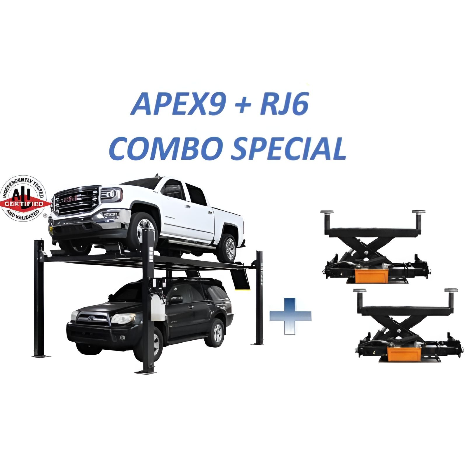 Atlas APEX 9, 2 x RJ6 Rolling Bridge Jack Combo ALI Certified SKU ATEAPEX9-COMBO1
