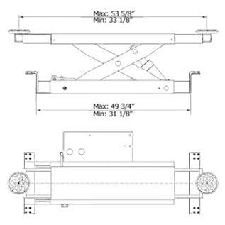 AMGO Manual Rolling Jack 5,000 lbs. Capacity SKU J5H