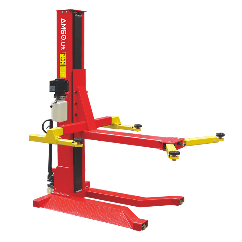 AMGO 7,000 lbs Single Post Lift SKU SML-7