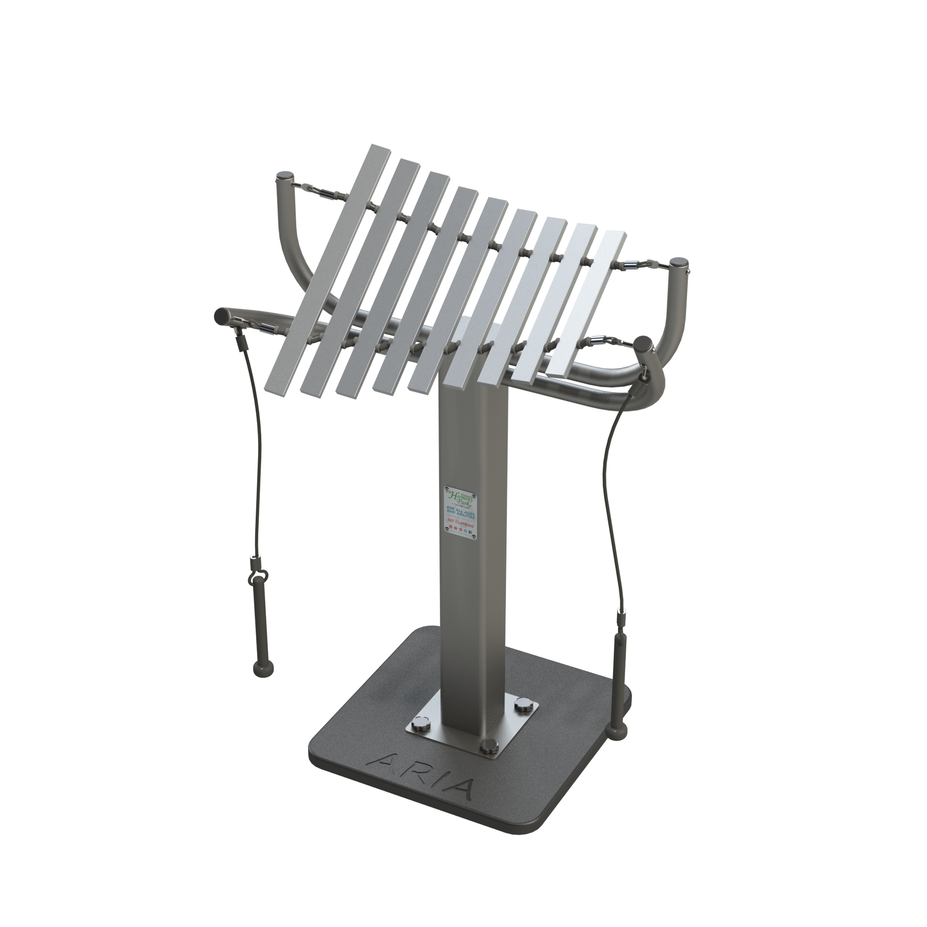 FreeNotes Aria 9 Note Metallophone Musical Instrument SKU ARIA