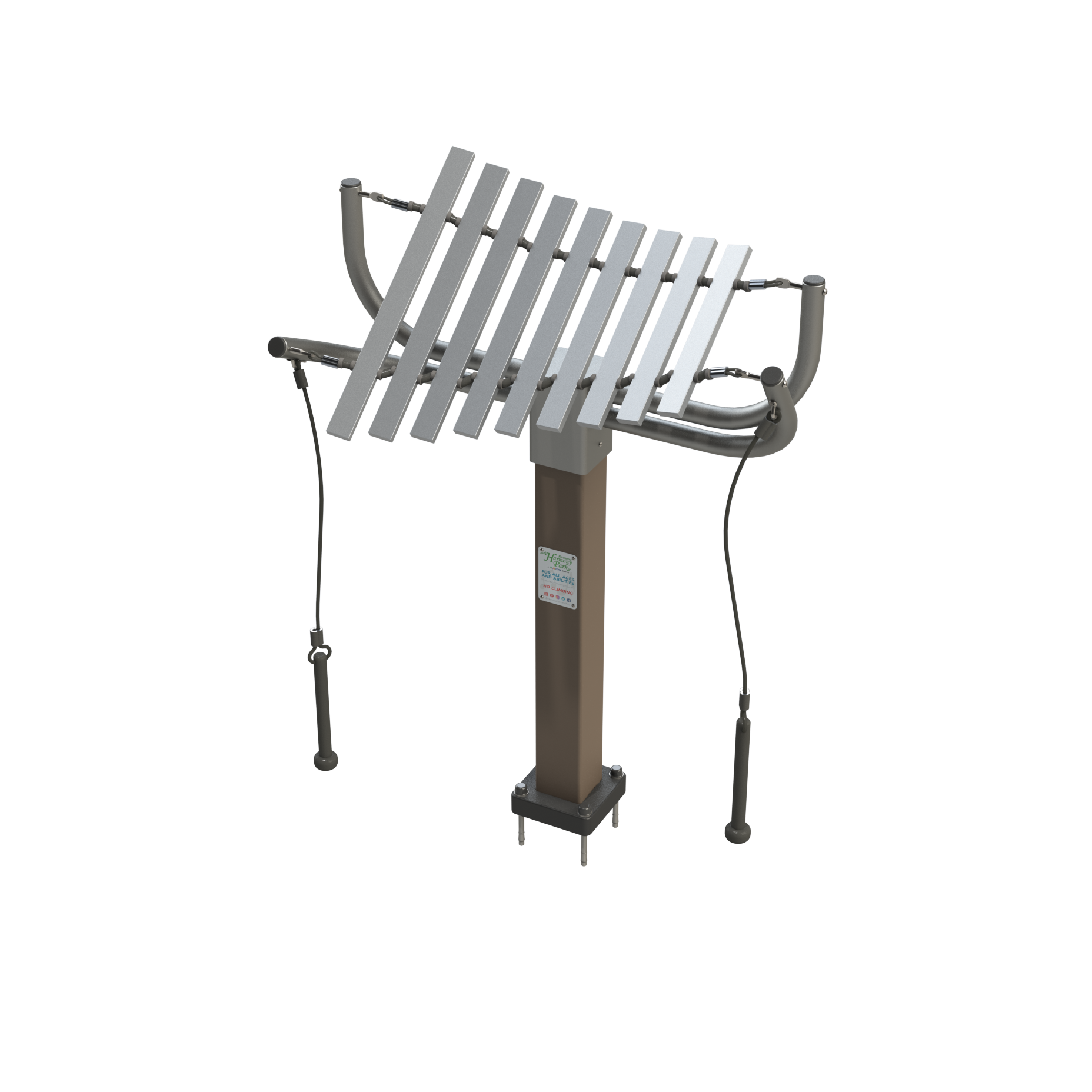 FreeNotes Aria 9 Note Metallophone Musical Instrument SKU ARIA