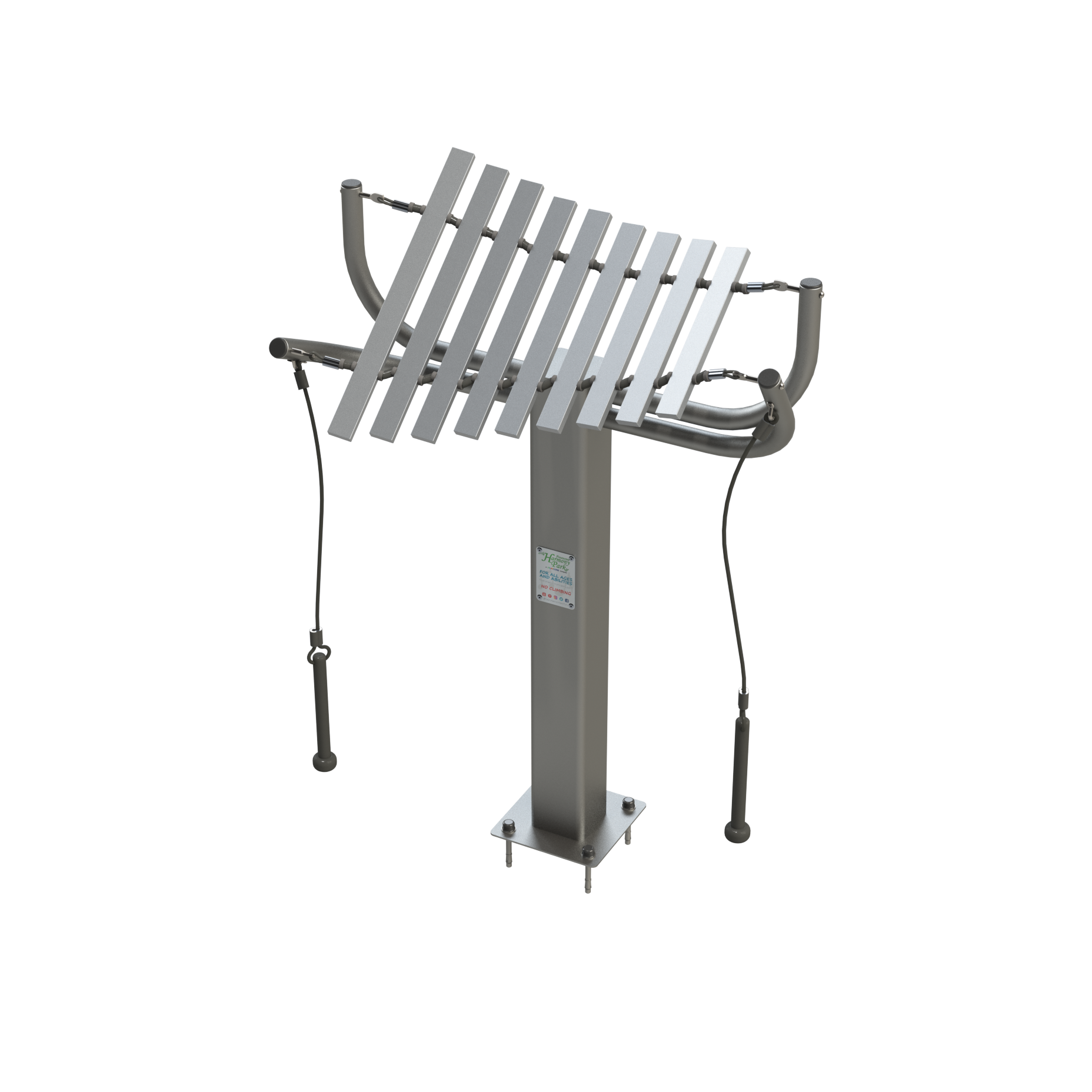 FreeNotes Aria 9 Note Metallophone Musical Instrument SKU ARIA