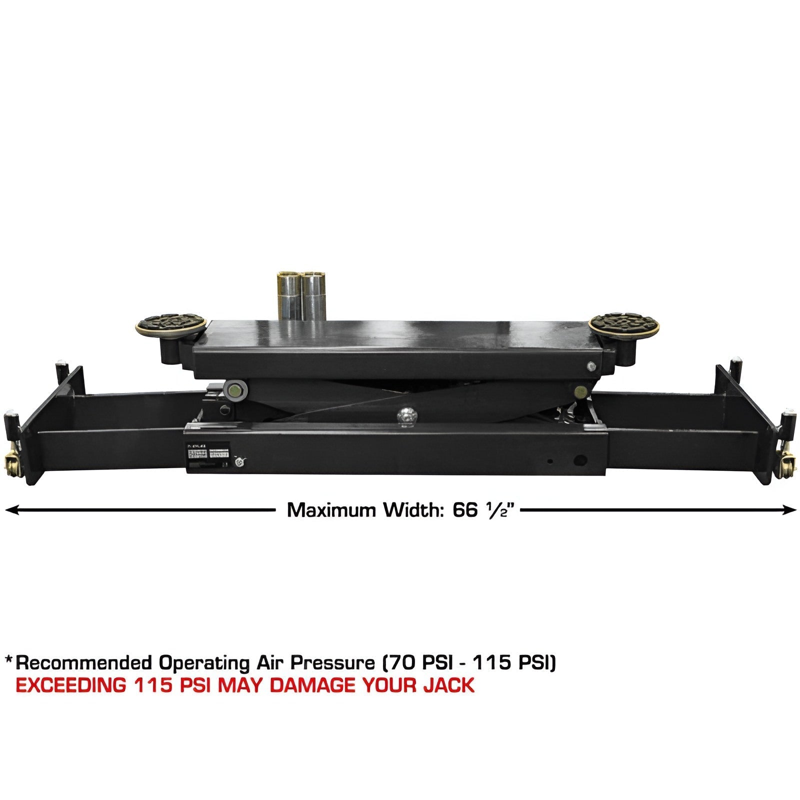 Atlas 8,000 lbs Rolling Bridge Jack SKU ATEATTD-RJ8000BK