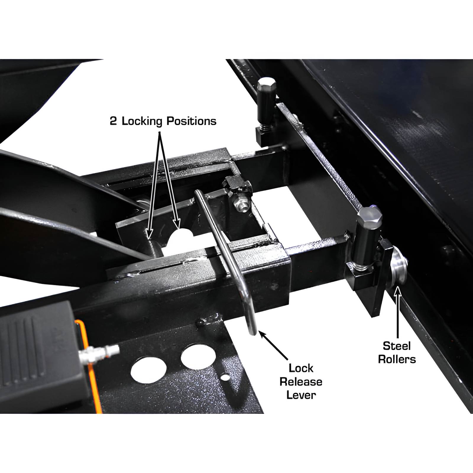 Atlas 8,000 lbs Rolling Bridge Jack SKU ATEATTD-RJ8000BK