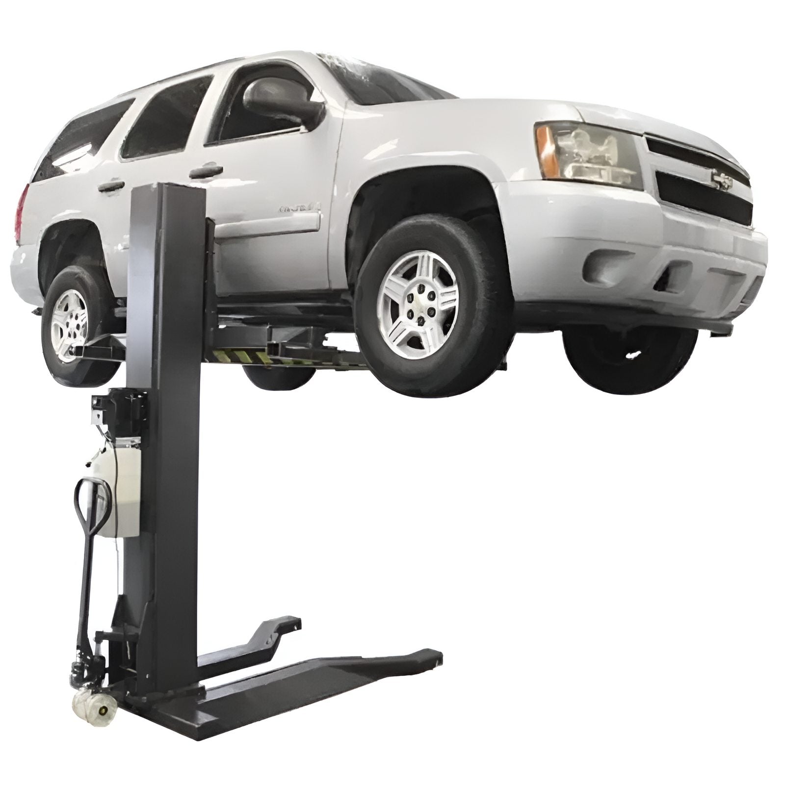 Atlas 6,000 lbs Portable Single Post Lift SKU ATEXH-PSP-6000