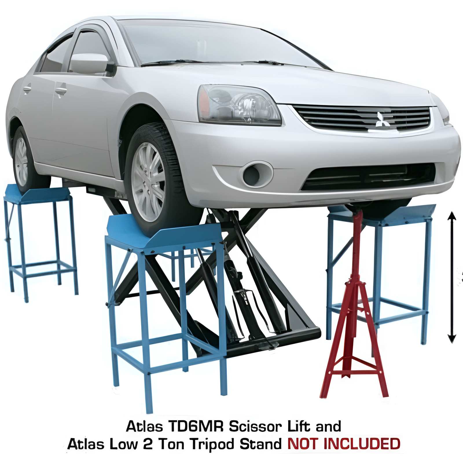 Atlas Alignment Wheel Stand Package SKU ATEATTD-SLJ-A000