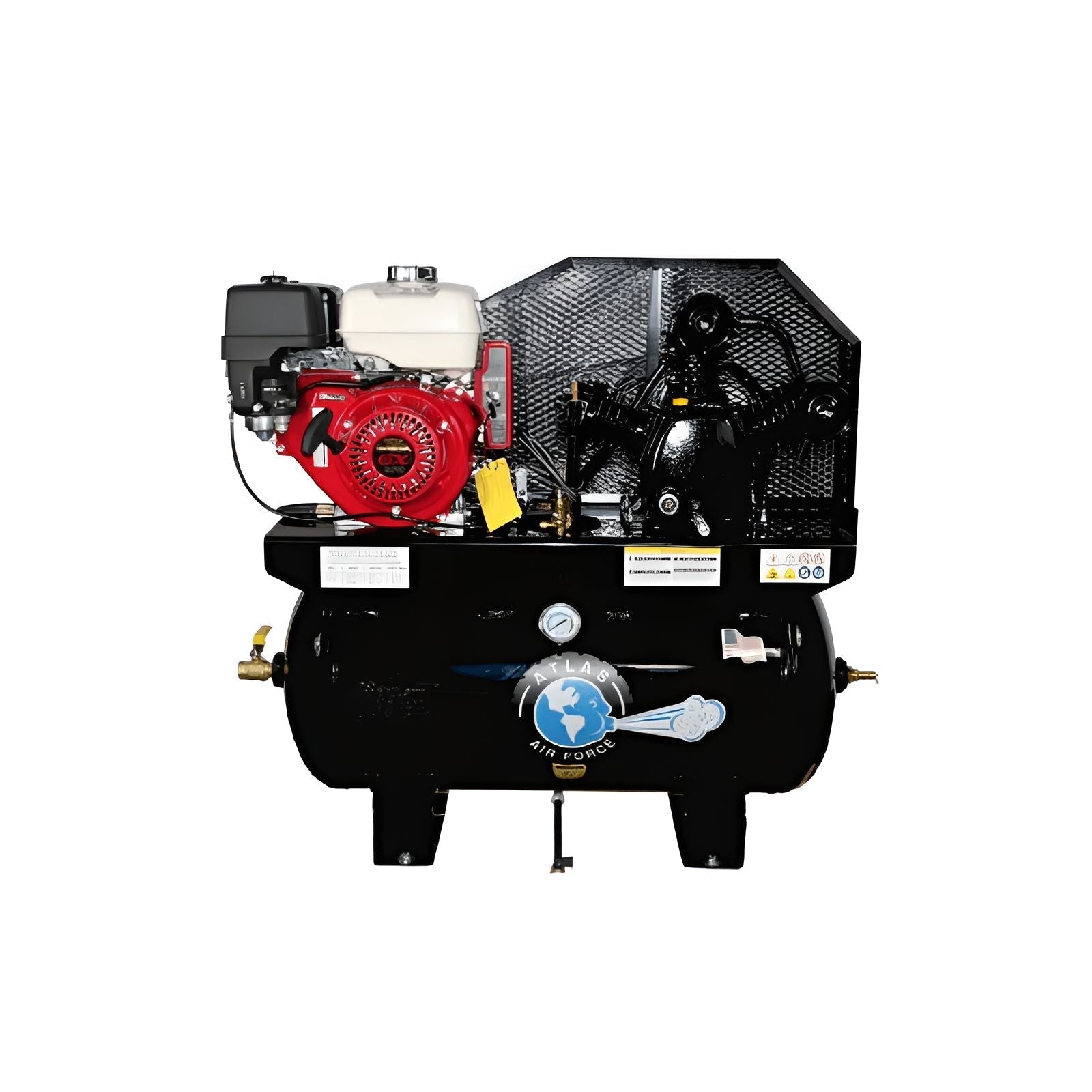 Atlas Gas 9HP 30 Gallon Air Compressor SKU ATEMPAF9G