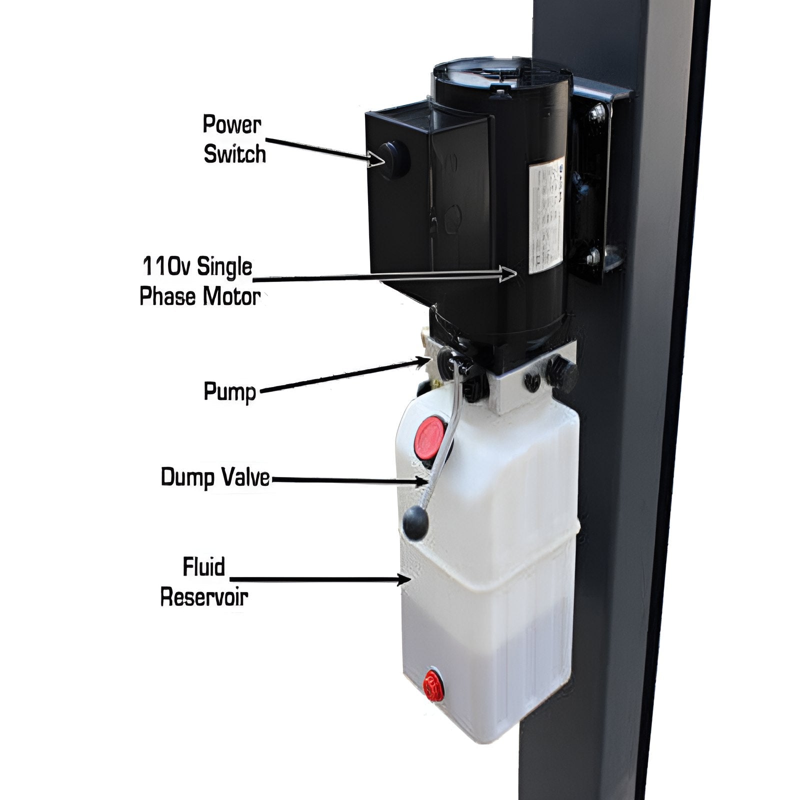 Atlas 8,000lb 4 Post Vehicle Storage Lift, Super Deluxe SKU ATEATTD-408SL
