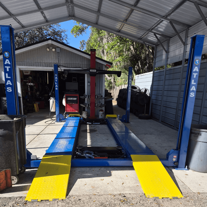 Atlas 12,000 lb 4 Post Alignment Lift SKU ATEATTD-412A-KIT