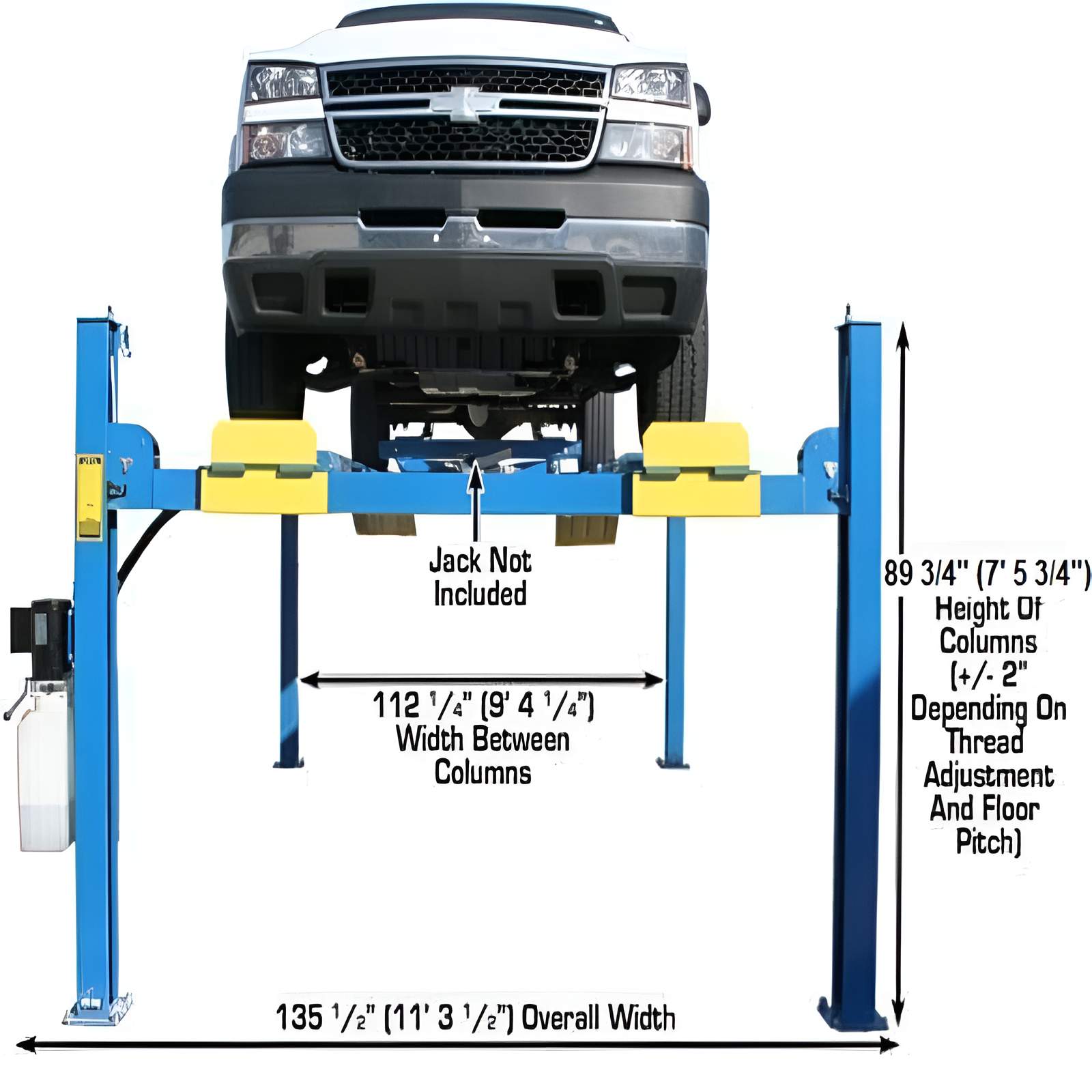Atlas 412 Lift 12,000 lb, 2 x RJ6 Jacks Combo SKU ATEATTD-412-COMBO