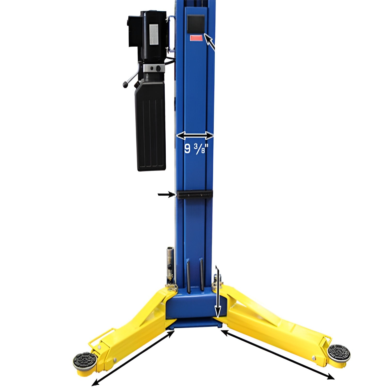 Atlas 9,000 lb 2 Post Lift SKU ATEATTD-9OHSC-SS