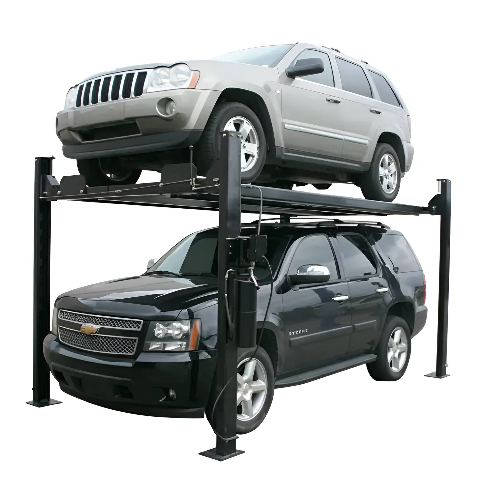 Atlas Garage Pro, 8,000 lb 4 Post Vehicle Storage Lift SKU ATEXH-PRO8000
