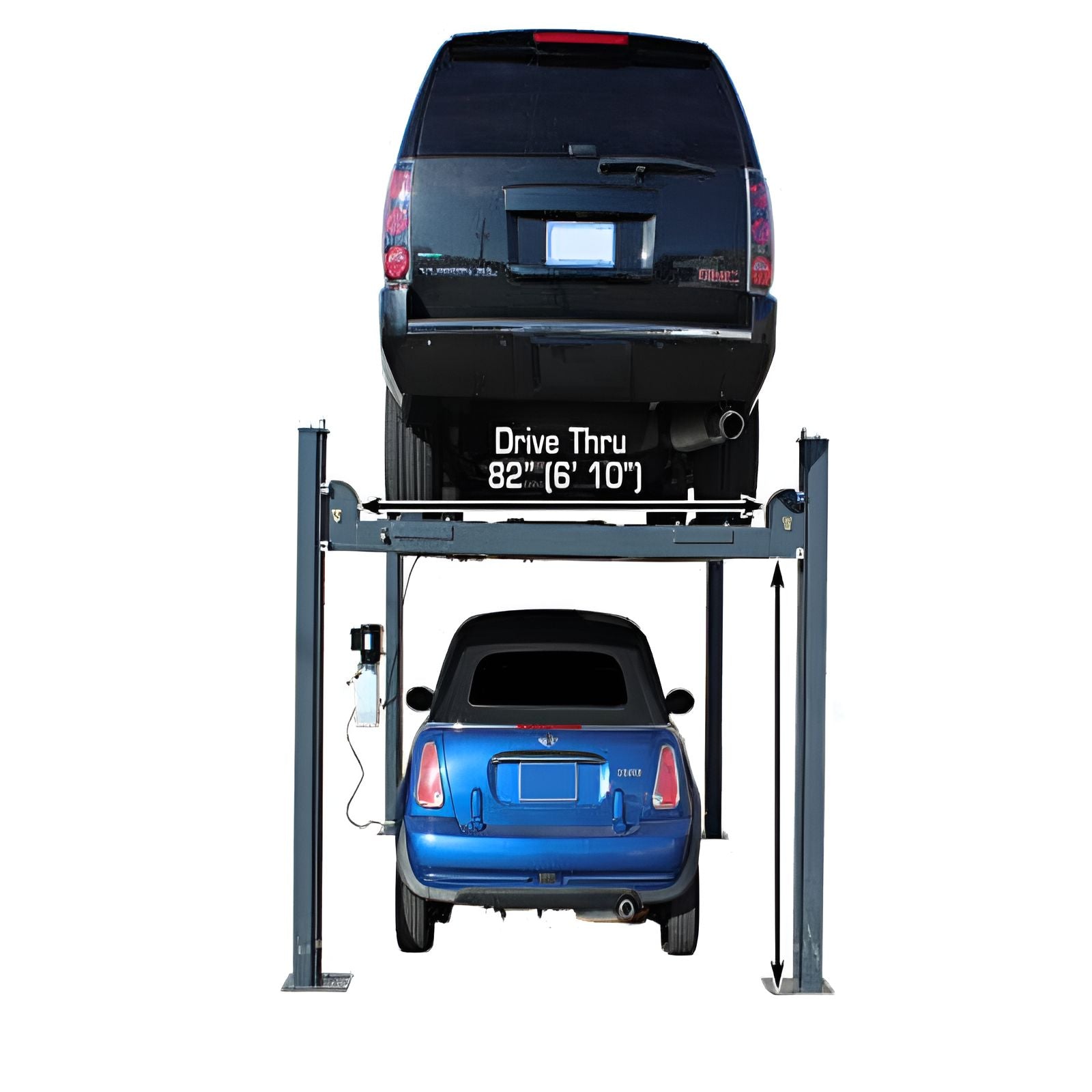 Atlas 408SL 4 Post Lift, 2 x ProJack35 Sliding Jack Combo SKU ATEATTD-408SL-COMBO