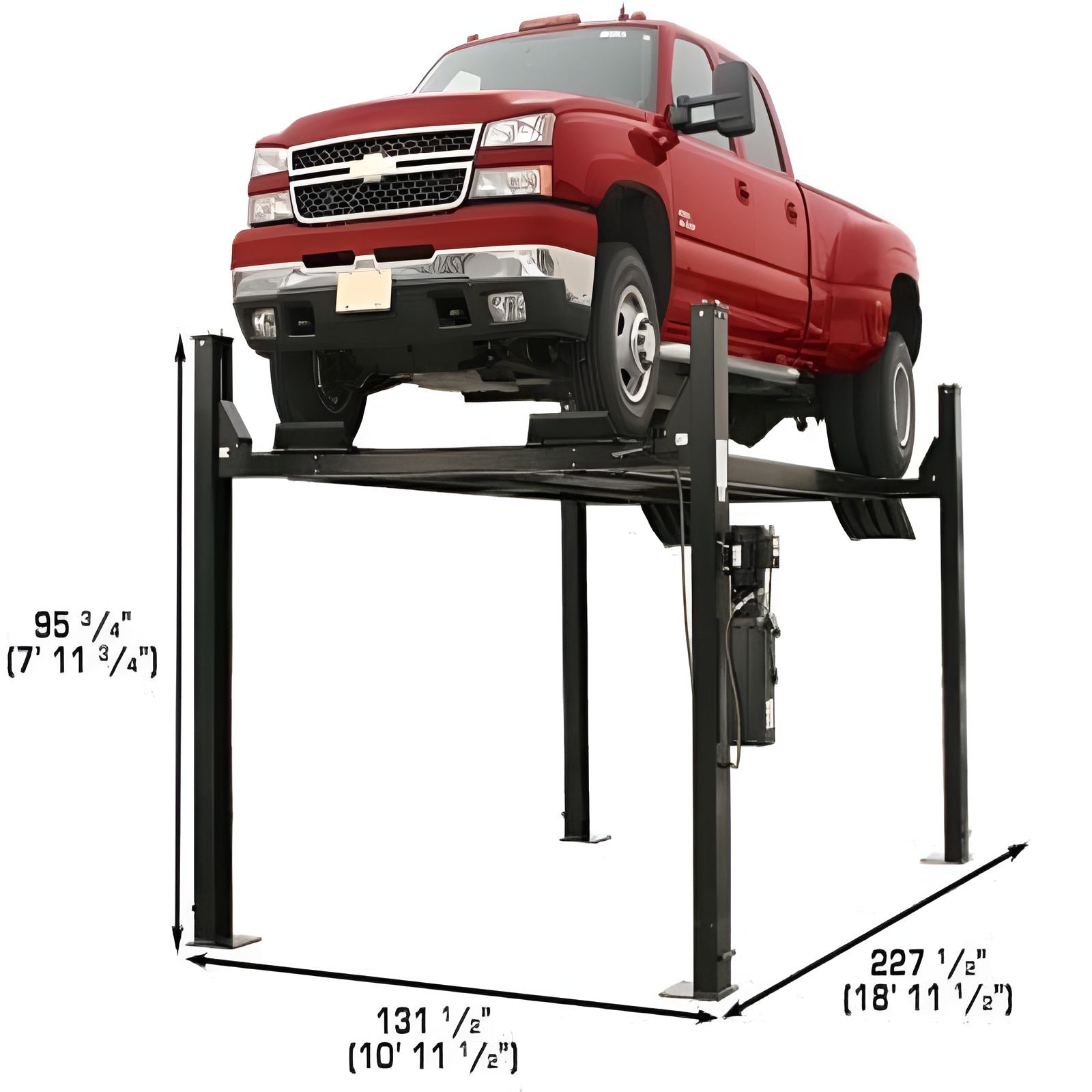 Atlas 9,000lb Extra Large Vehicle Storage Lift SKU ATEXH-PRO9000