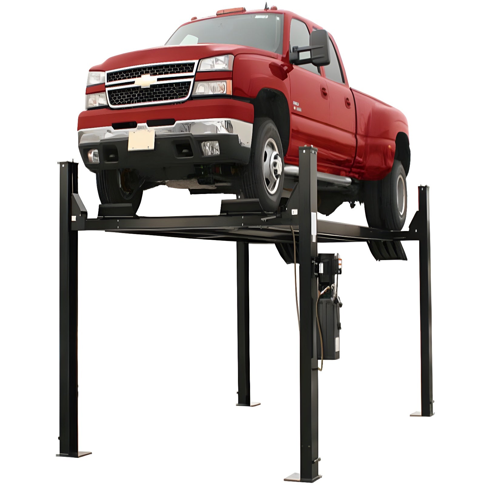 Atlas PRO9000 4 Post Lift, 2 x RJ6BK Air Rolling Jack Combo SKU ATEXH-PRO9-COMBO2