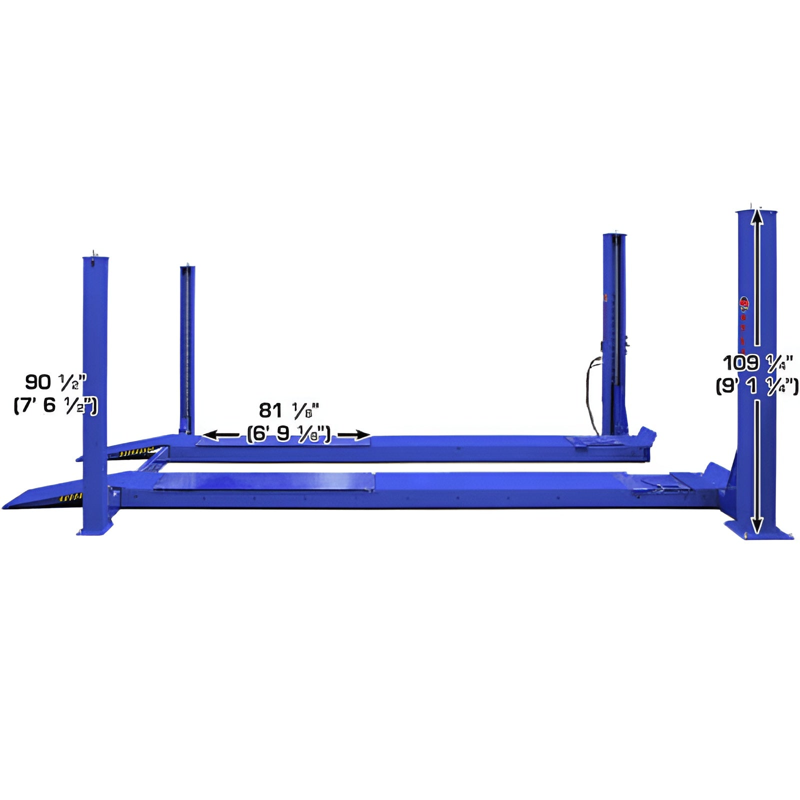 Atlas 14,000 lb Alignment Lift, Open Front, ALI Certified SKU ATEAP-PVL14OF-EXT