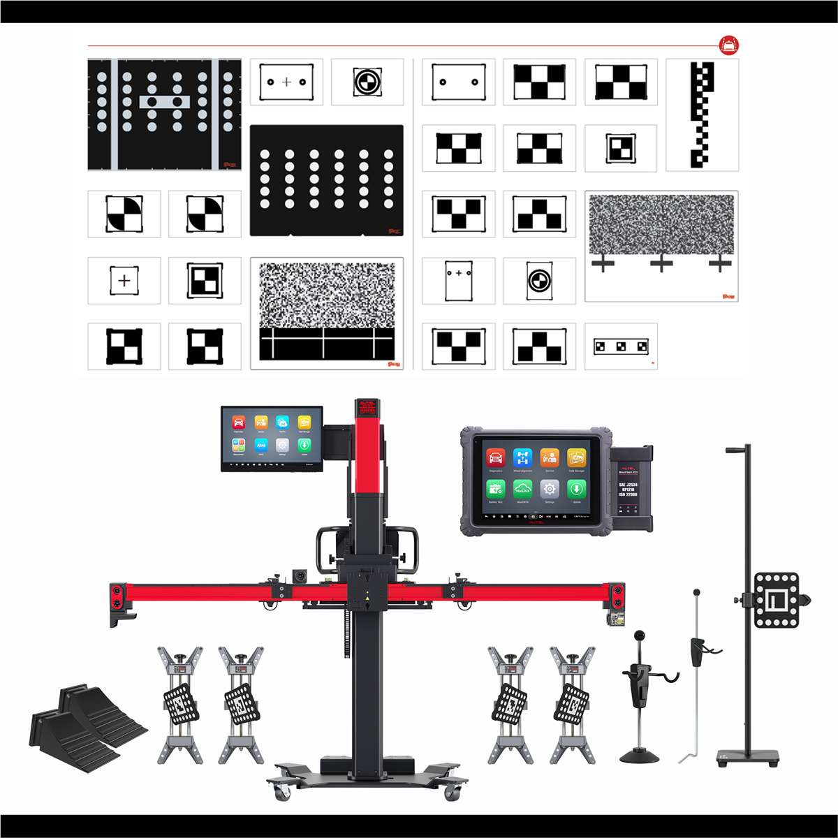 Autel MaxiSYS IA900LDWT, Wheel Alignment, Digital LDW ADAS Calibration System SKU AULIA900LDWT