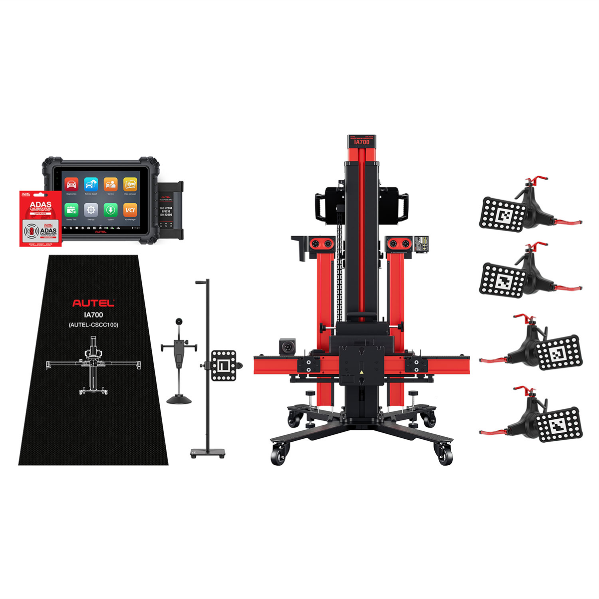 Autel MaxiSYS IA700T, Optical Alignment Pre Check, ADAS Calibration System w/ Tablet SKU AULIA700T