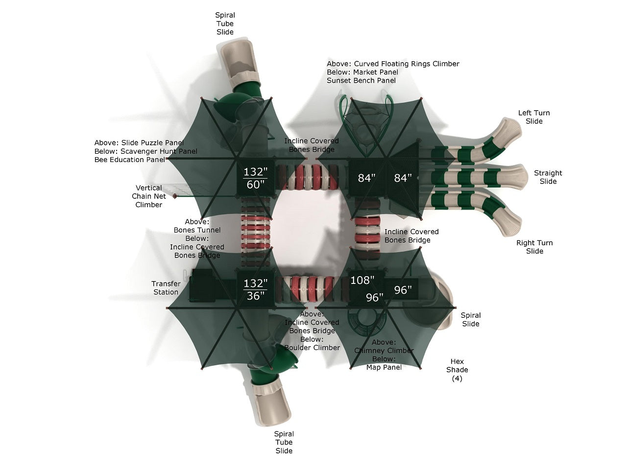 Playground Equipment Azure Aurora SKU PKP318