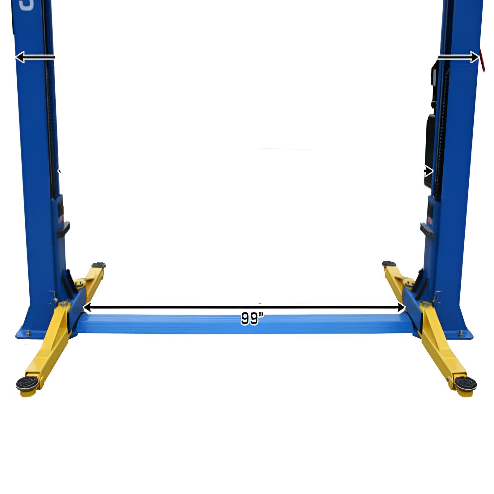 Atlas BP8000 2-Post Lift, Lawn Mower Adapter Combo SKU ATEATTD-BP8-COMBO