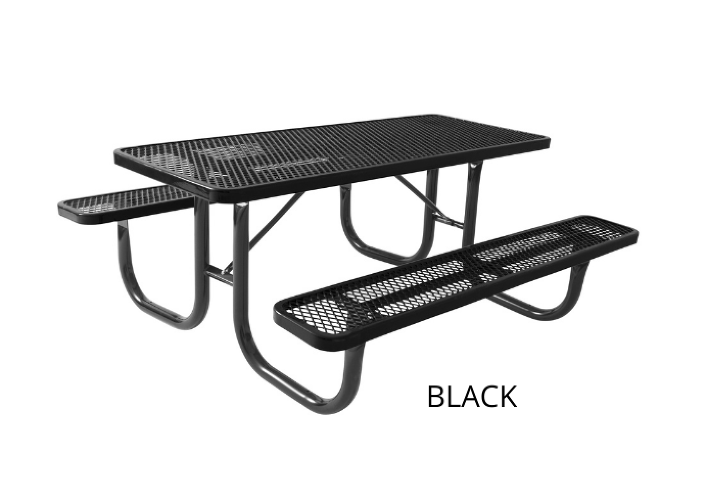UltraPlay 8 Foot Heavy Duty Picnic Table Walk Through Design SKU 238-P