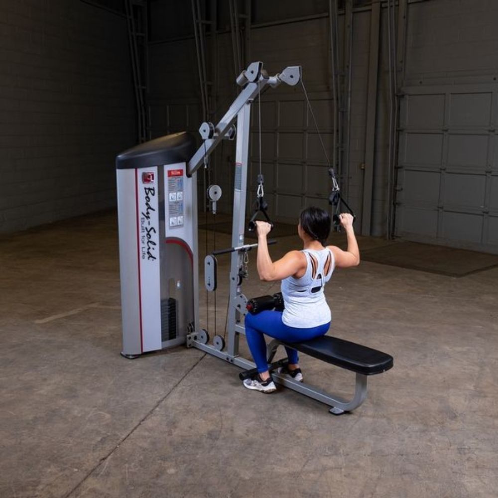 Body Solid Pro Clubline Series II Lat Pull Seated Row SKU S2LAT