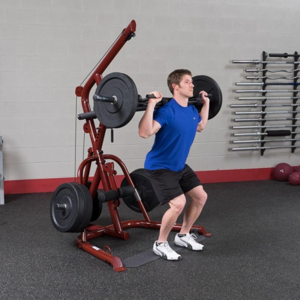 Body Solid Corner Leverage Gym Package SKU GLGS100P4