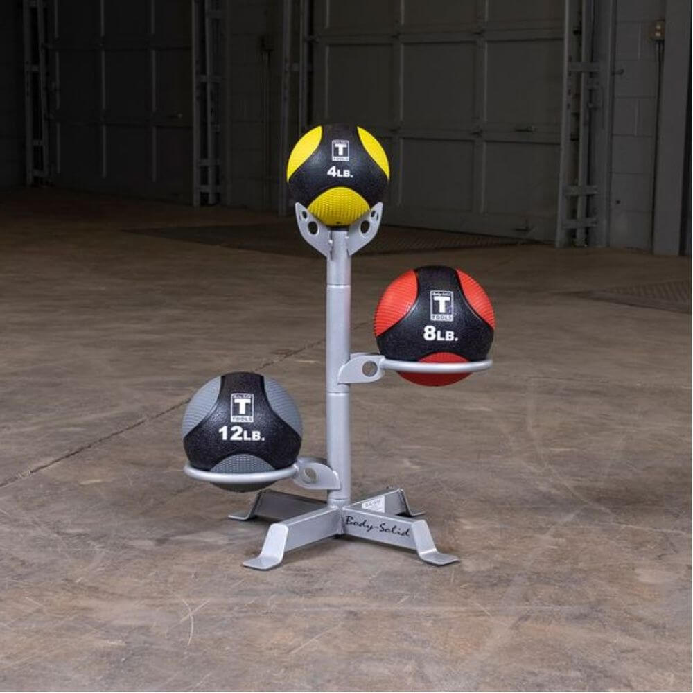 Body Solid Medicine Ball Rack SKU GMR5B