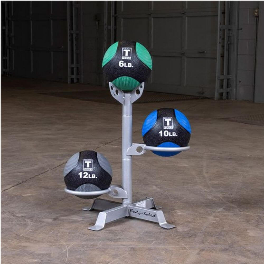 Body Solid Medicine Ball Rack SKU GMR5B