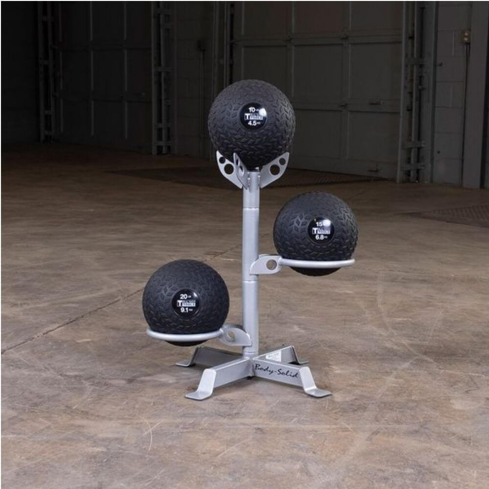 Body Solid Medicine Ball Rack SKU GMR5B