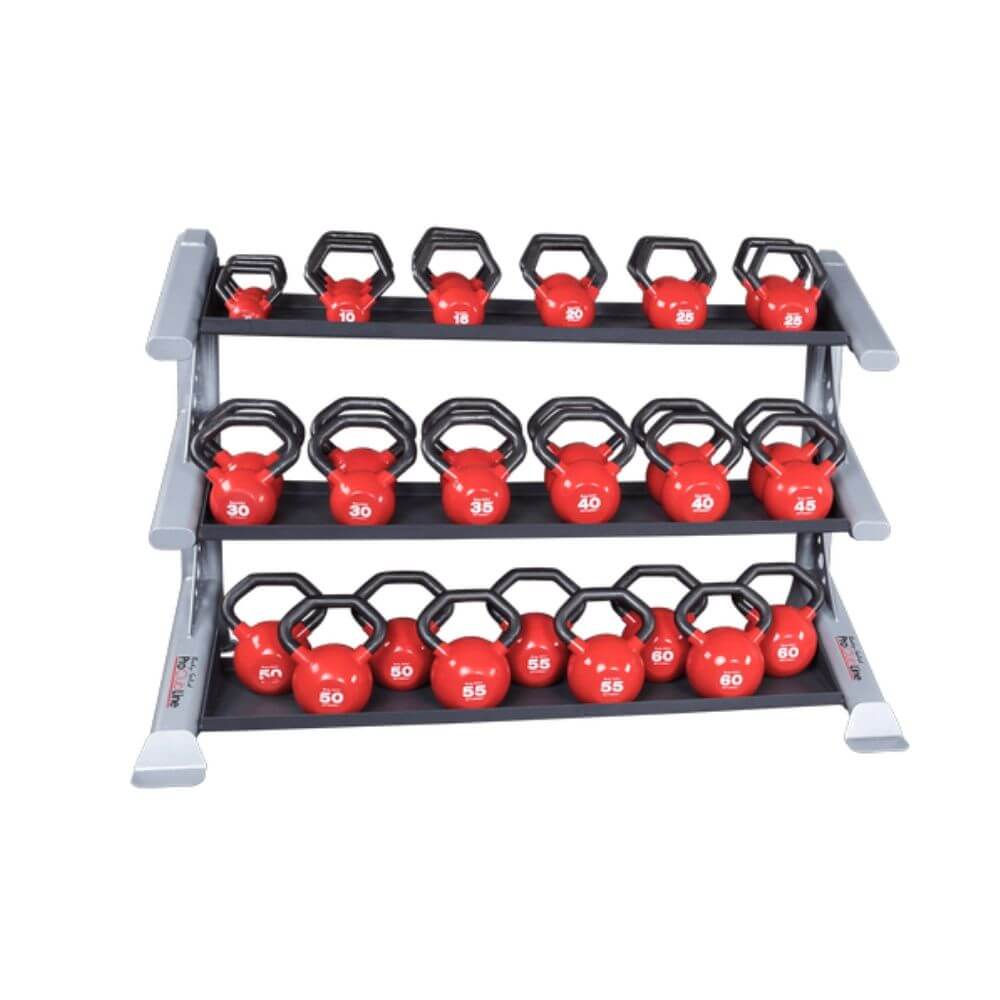 Body Solid ProClub 3 Tier Kettlebell Rack SKU SDKR1000KB