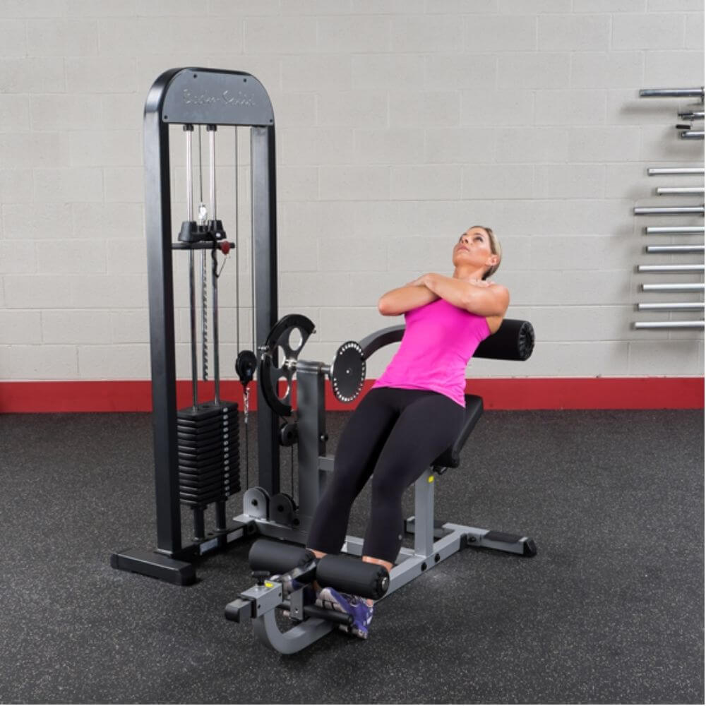 Body Solid Pro Select Ab And Back Machine SKU GCAB-STK