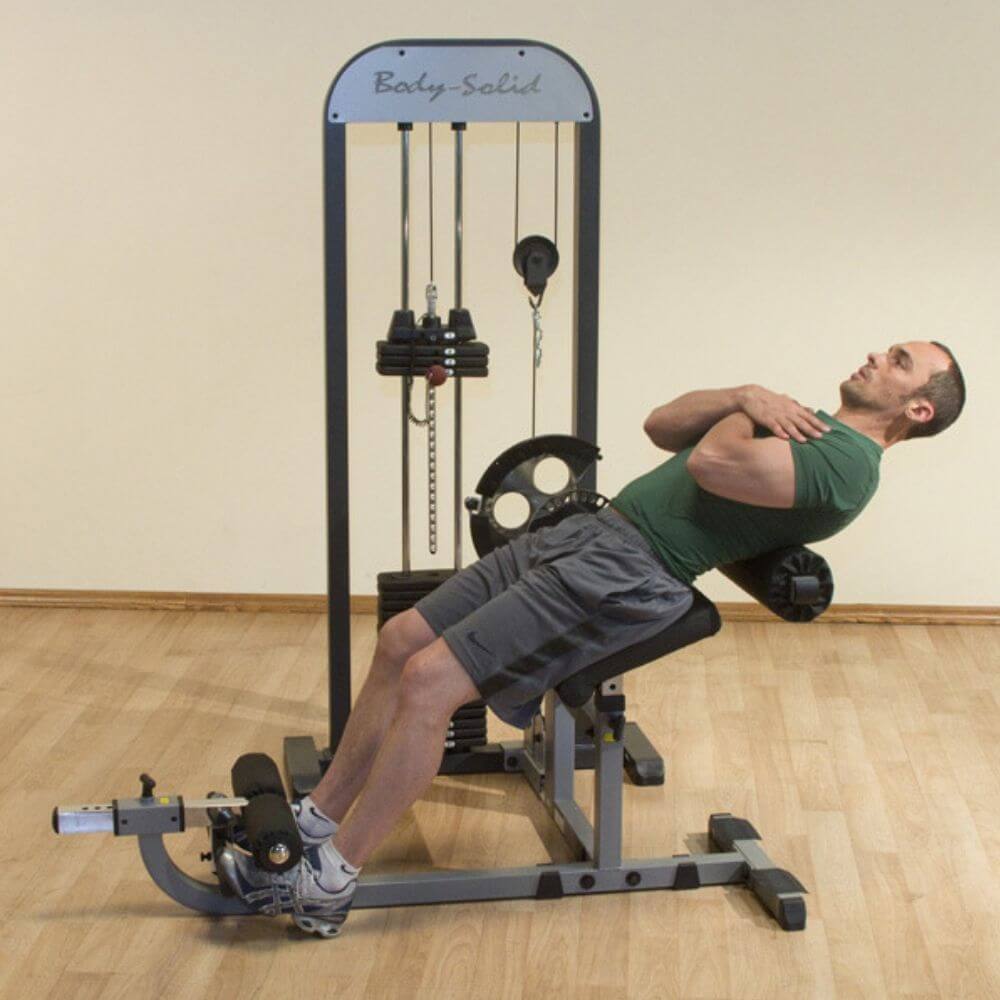 Body Solid Pro Select Ab And Back Machine SKU GCAB-STK